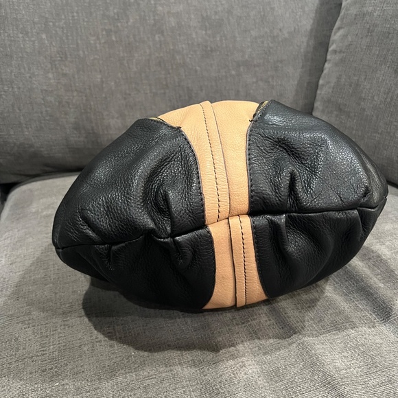 ORYANY Black/Tan Multi Leather Boho Tote Bag - Picture 5 of 12